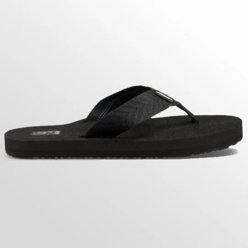 Teva Women's Black Mush II 4198 Comfort Slip-On Thong Sandal‎ Size 6
